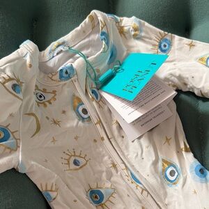 Posh Peanut Ethereal Fiona "Evil Eye" Onesie Zippy